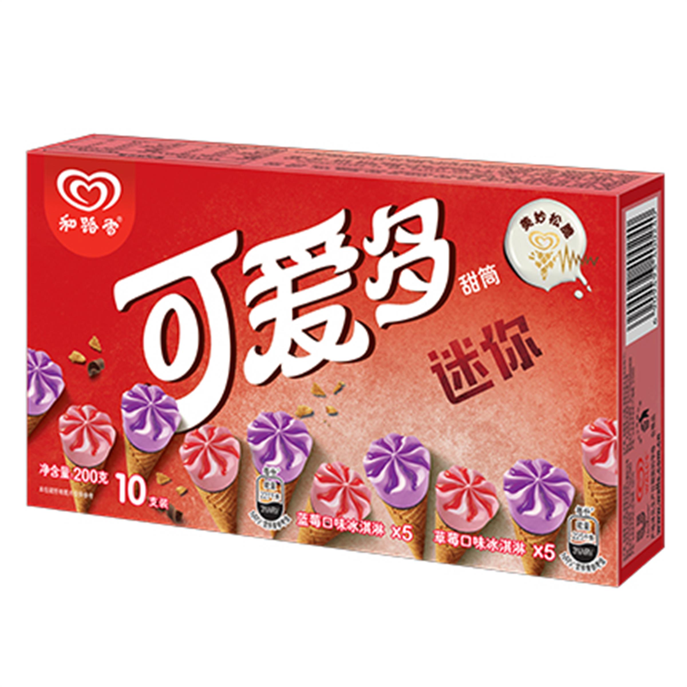 迷你可愛多藍(lán)莓、草莓200g