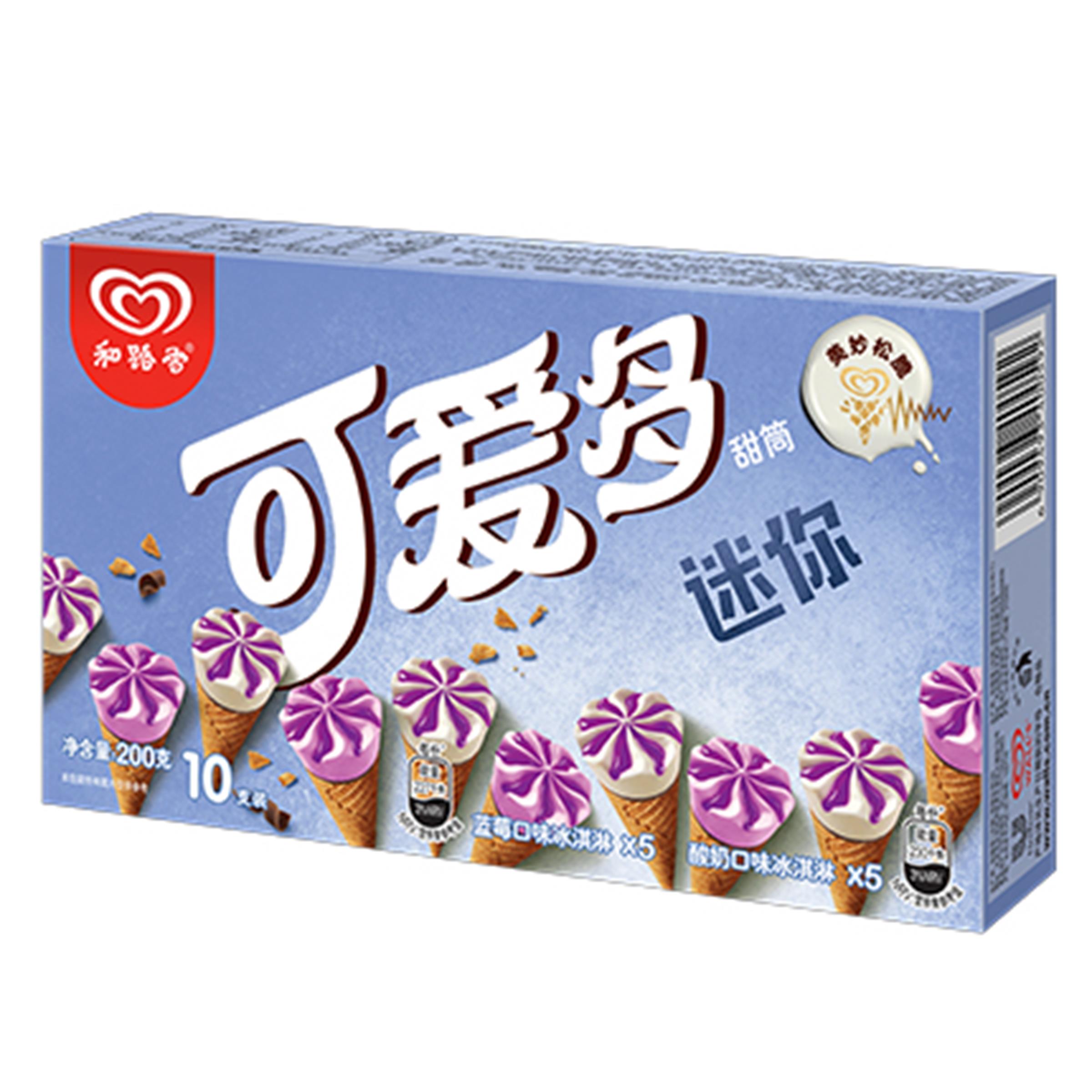 迷你可愛多藍(lán)莓酸奶200g
