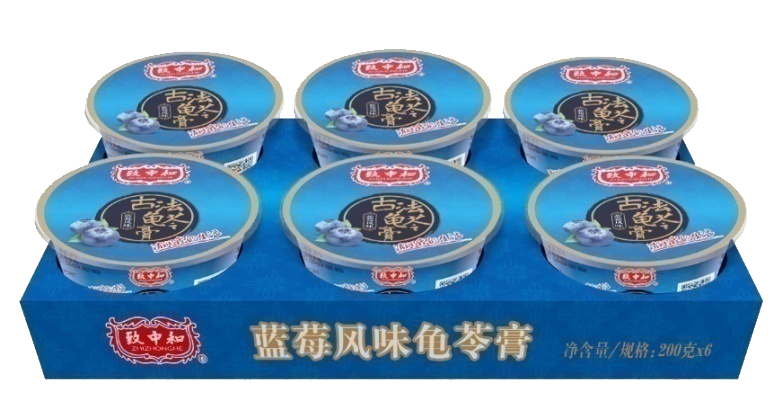 致中和藍莓味龜苓膏200g